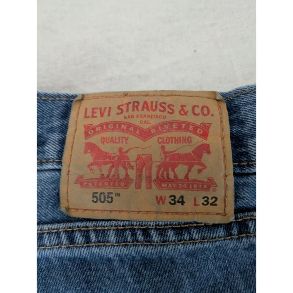Men's Levi's 505 Jeans Size 34 Blue
